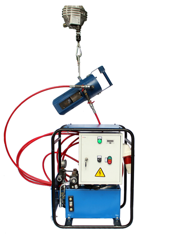 Гидравлическая мобильная установка для изготовления опрессованных соединений арматурного проката с гарантией выносливости ПСК-Энерпром